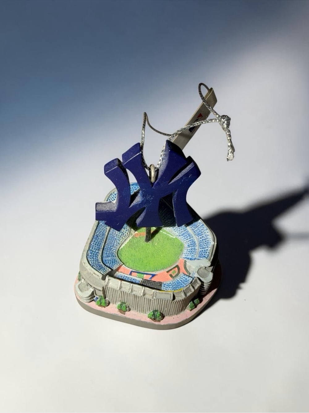 MLB New York Yankees Blue & Green Stadium Ornament